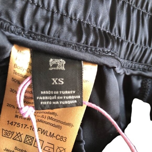 Scotch & Soda Women’s Track Pants XS NWT Black Copper Striped Pant - Picture 9 of 14